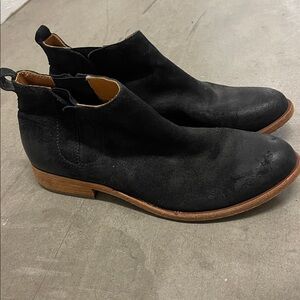 Size 9 Korkease Velma black suede booties